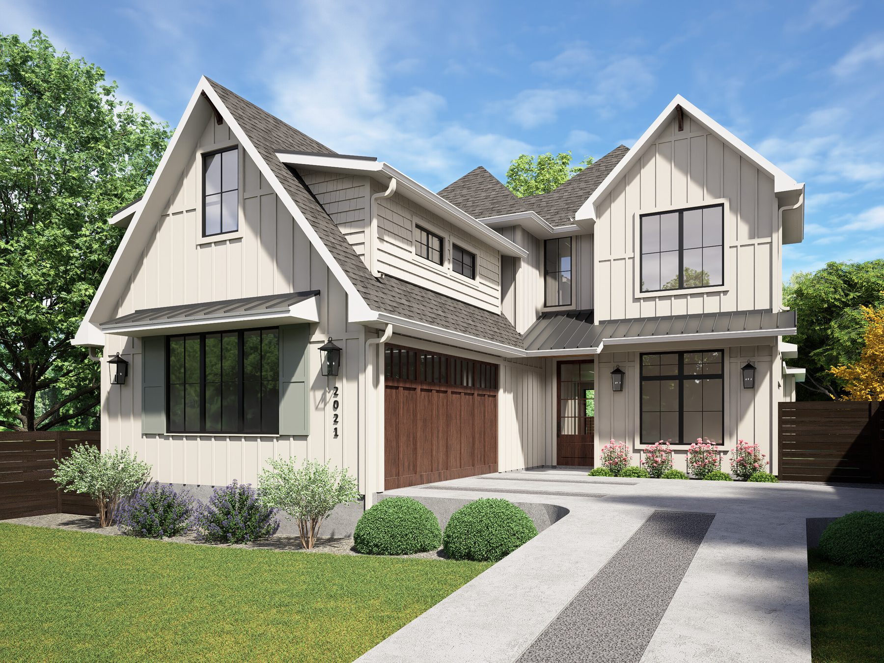 2021 Payne Ave — Front Elevation Rendering