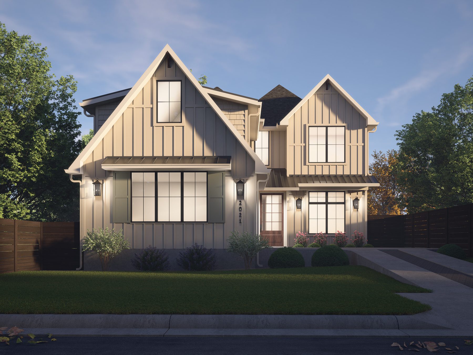 2021 Payne Ave — Dusk Rendering